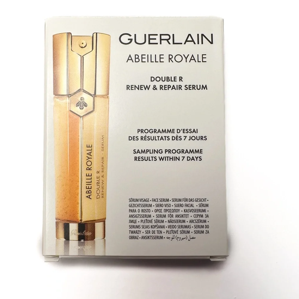🆕 GUERLAIN Abeille Royale Skincare Set w/ Serum, Watery Oil & Toner Free Samples